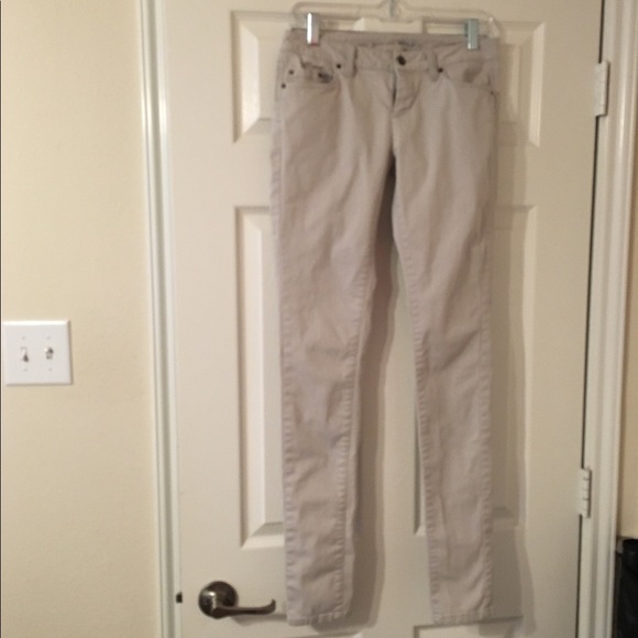 Banana Republic pale dove gray skinny chino pants - Picture 5 of 5